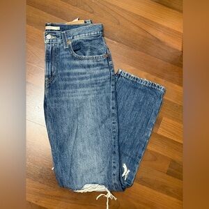 Levi's Dark Blue Low Pro Jeans